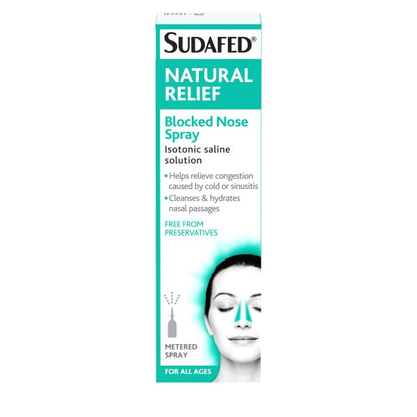 Sudafed Natural Relief Blocked Nose Spray 15Ml