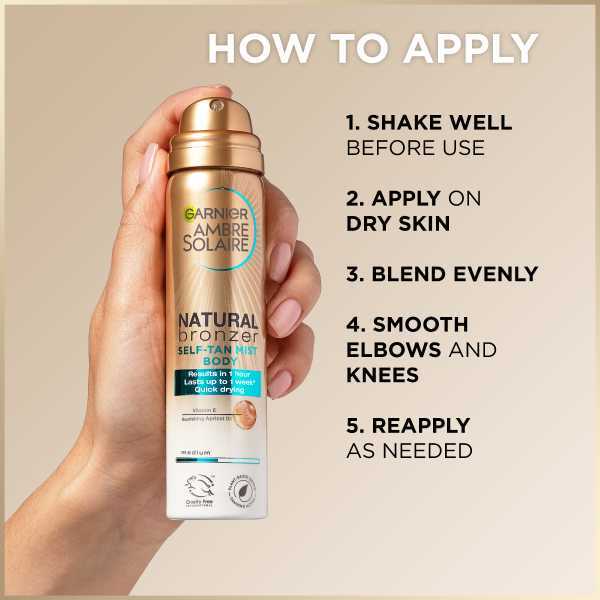 Ambre Solaire No Streaks Medium Self Tan Body Mist 150ml