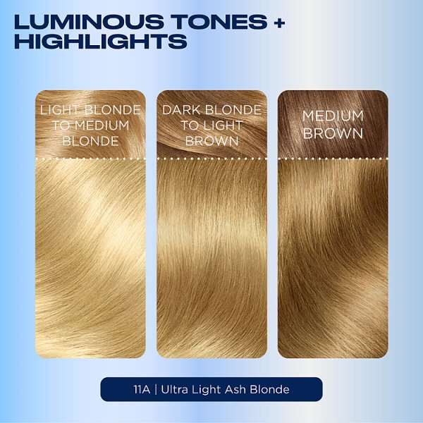 Clairol Nice'N Easy Crème Permanent Hair Dye 11A Ult Light Ash Blonde