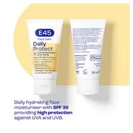 E45 Daily Protect Face Moisturiser Spf30 For Dry Skin 50Ml