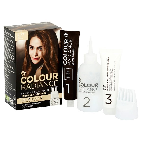 Superdrug Colour Radiance Permanent Hair Dye Silky Brown