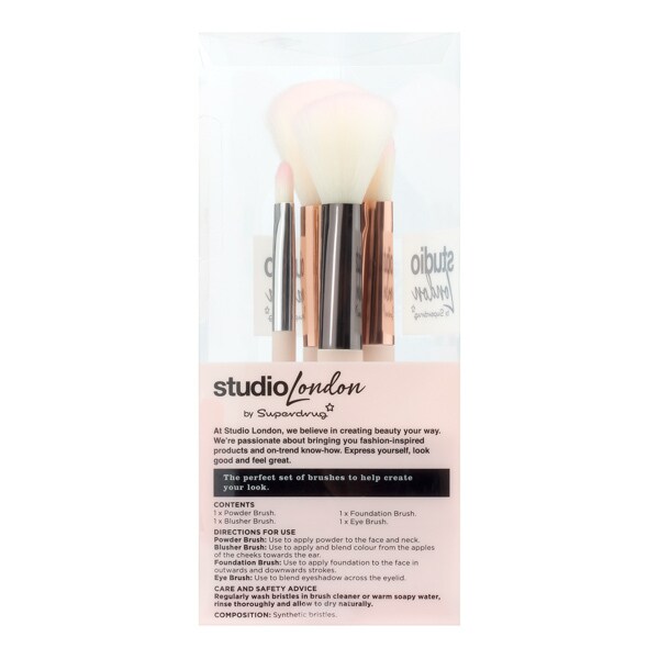 Superdrug Studio 4 Piece Brush Set