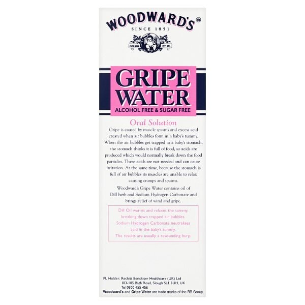 Woodwards Gripe Water for Relief of Wind and Gripe 150ml