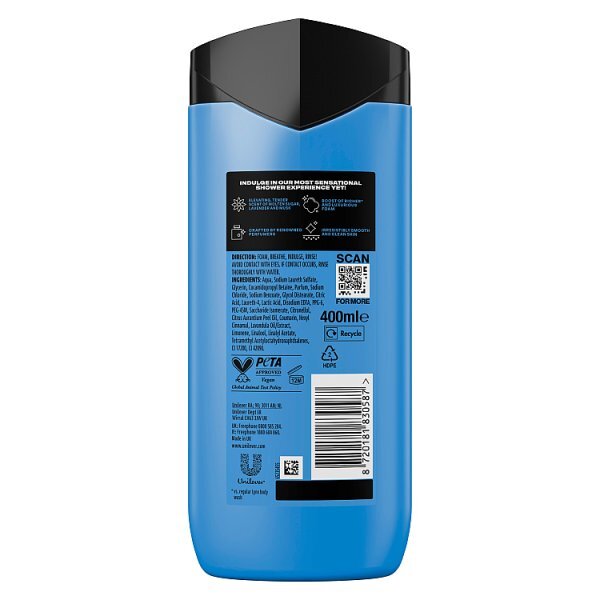 Lynx Fine Fragrance Collection Indigo Haze Premium Body Wash 400Ml
