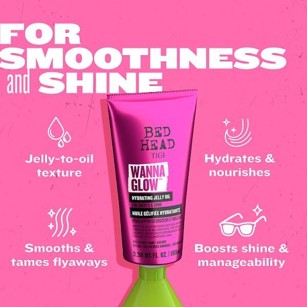 TIGI Wanna Glow Hydrating Jelly Oil for Shiny Hair 100ml