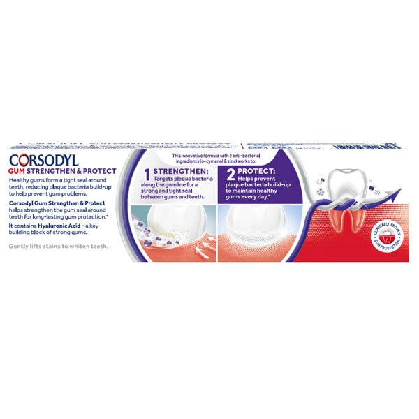 Corsodyl Gum Strengthen & Protect Toothpaste Fresh Mint 75Ml