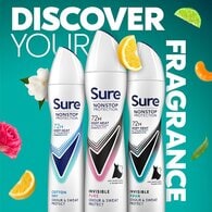 Sure Antiperspirant Deo Aerosol Nonstop Invis Pure 250ml