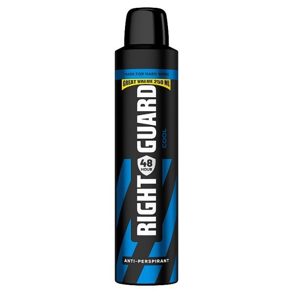 Right Guard Men 48h Anti-Perspirant Deodorant, Cool 250ml