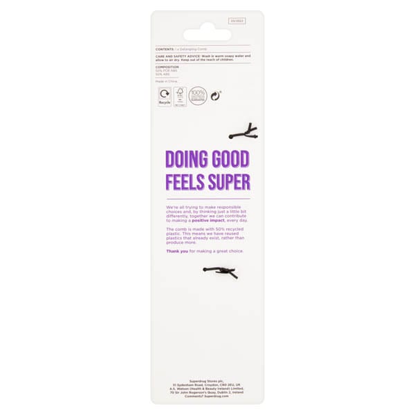 Superdrug Detangling Comb