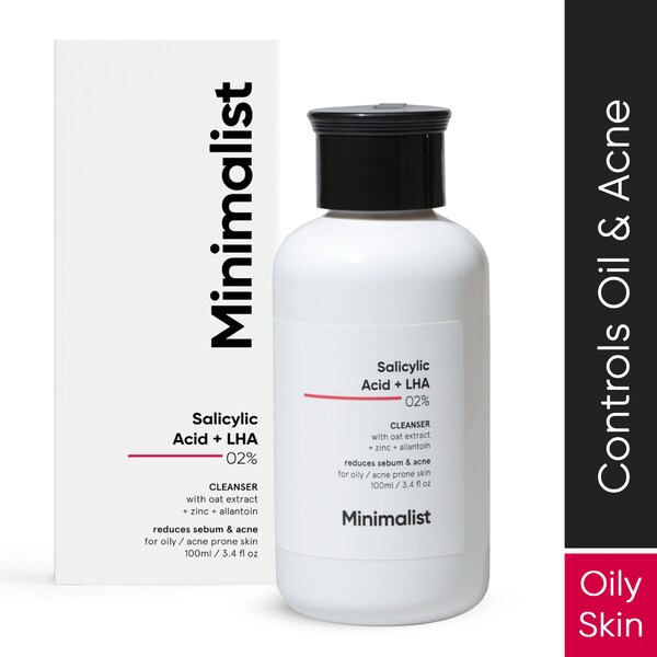 Minimalist Salicylic Acid + LHA 02% Cleanser 100ML