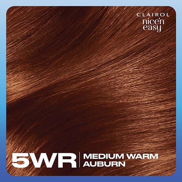 Clairol Nice'n Easy Hair Dye 5WR Medium Warm Auburn