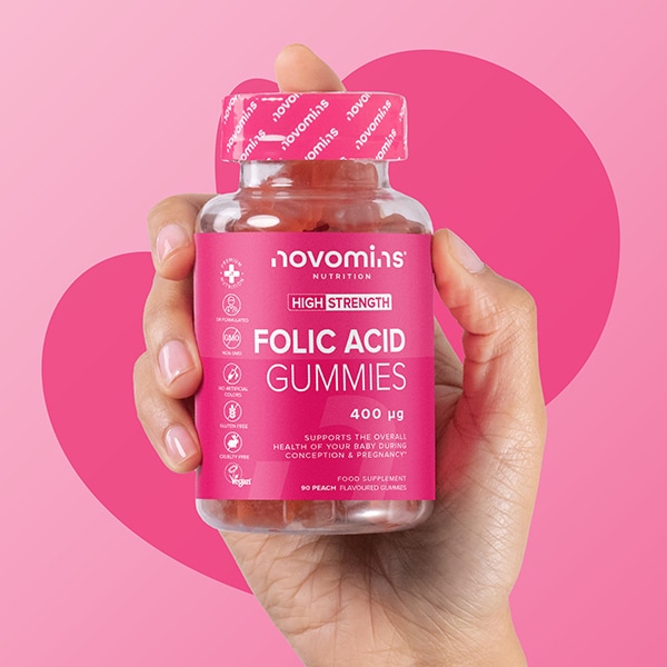 Novomins Folic Acid Gummies 90 Gummies