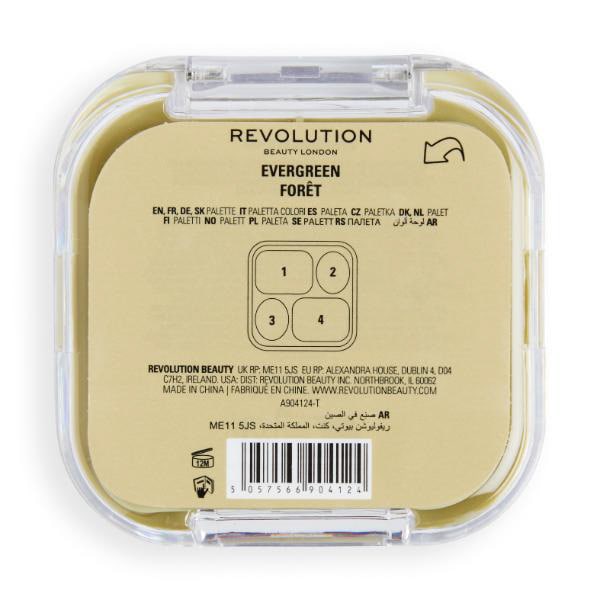 Revolution Bouncy Pop Shadow Palette Evergreen