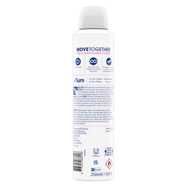 Sure Invisible Pure Antiperspirant Deodorant 250ml