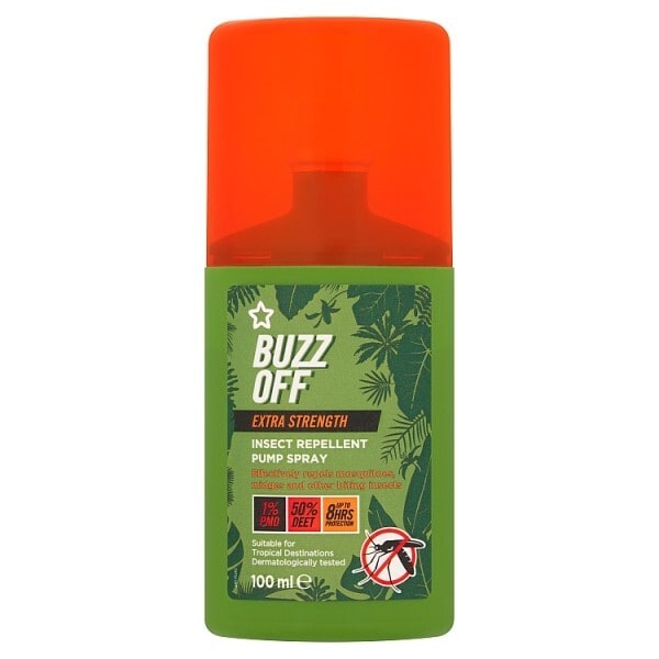 Superdrug Buzz Off Extra Strength Insect Repellent 100ml