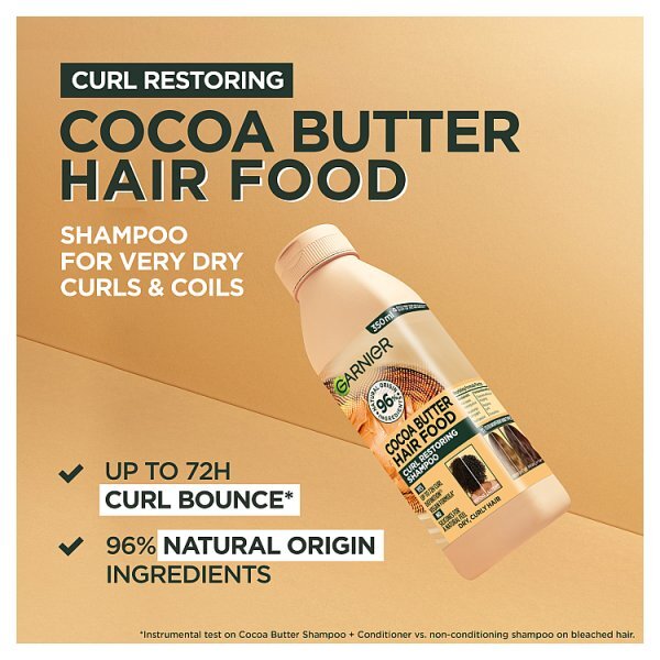 Garnier Ultimate Blends Hair Food Cocoa Butter Shampoo