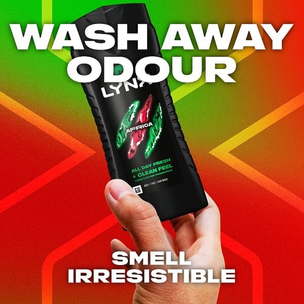 Lynx 3-in-1 Body Wash Shower Gel Africa 500ml