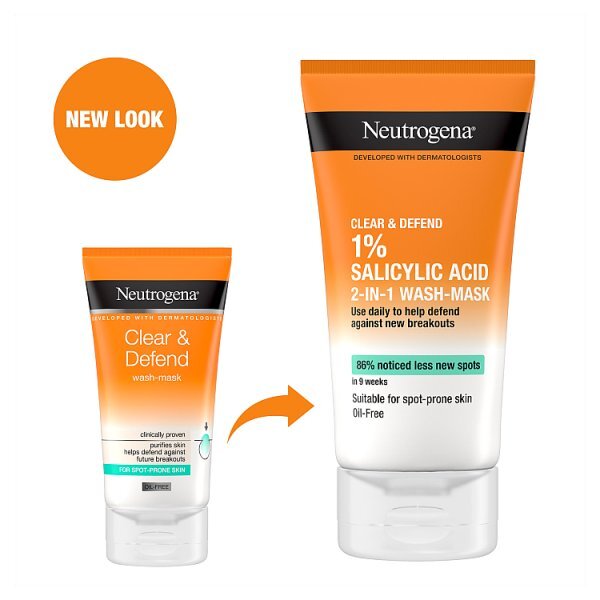 Neutrogena® Clear & Defend Wash-Mask 150ml