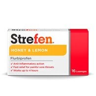 Strefen Honey & Lemon Sore Throat Anti Inflam Lozenges 16s