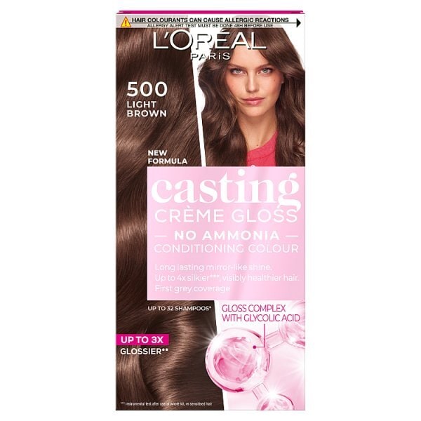 Casting Creme Gloss 500 Light Brown Semi Permanent Hair Dye