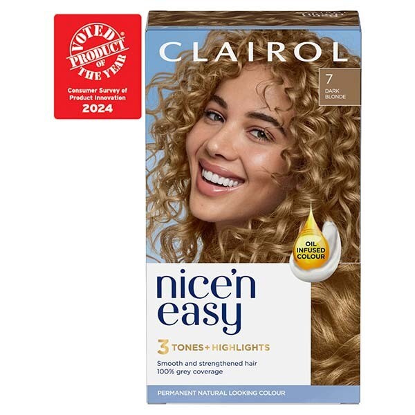 Clairol Nice'n Easy Hair Dye 7 Dark Blonde