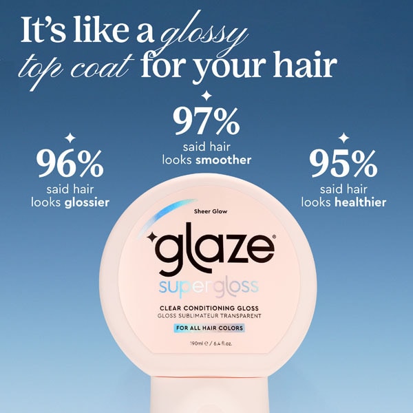 Glaze Super Color Clear Conditioning Gloss Sheer Glow 190ml