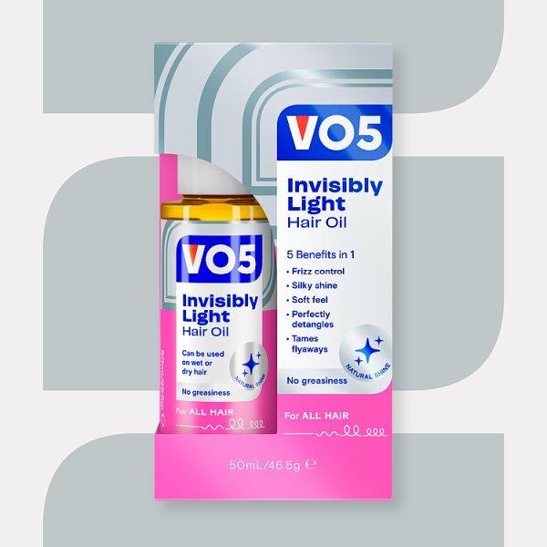 Vo5 Invisibly Light Hair Oil to Enhance Dry Dull Hair 50ml