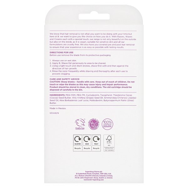 Superdrug B Razor Pink Value Pack