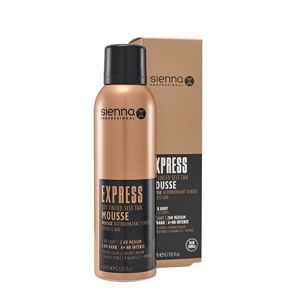 Sienna X Express Q10 Tinted Self Tan Mousse 200ml