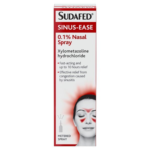 Sudafed Sinus-Ease 0.1% Nasal Spray 15ml