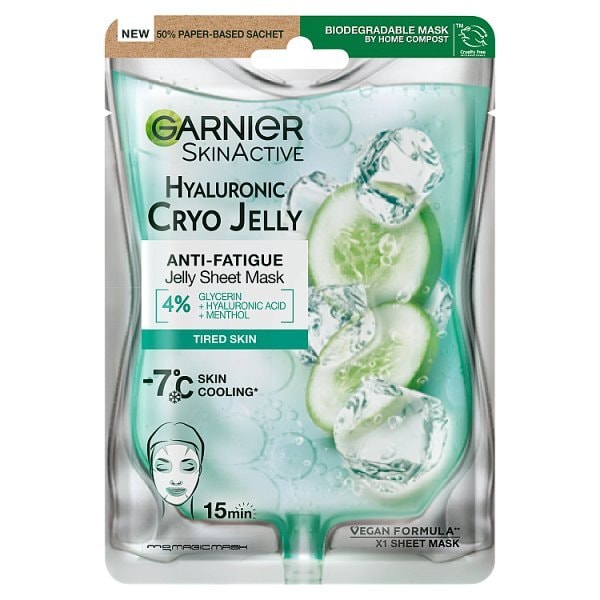 Garnier Hyaluronic Acid & Icy Cucumber Cryo Jelly Face Mask