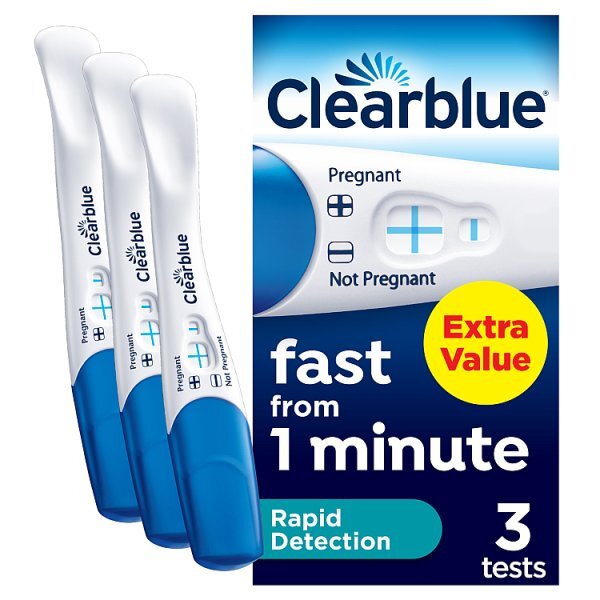 Clearblue Visual Rapid Detection Pregnancy Test - 3 Tests