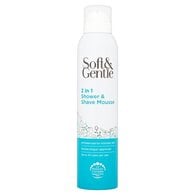 Soft & Gentle 2 in 1 Shower & Shave Mousse 200ml