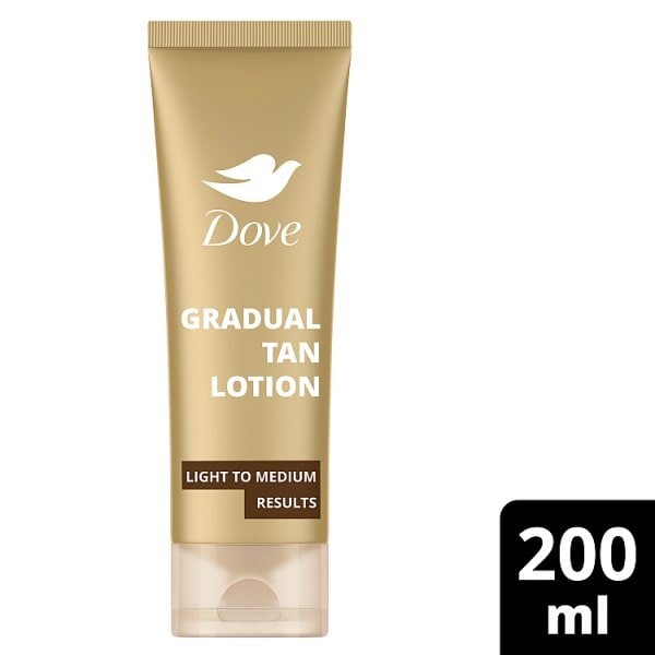 Dove Summer Revived Gradual Tan Lotion Sunkissed Glow + Pro-Ceramides in Light to Medium 200ml