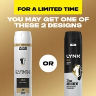 Lynx Men Gold Antiperspirant Deodorant Aerosol 250ml