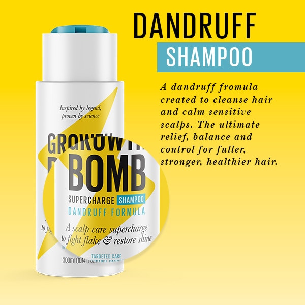 Growth Bomb Supercharge Dandruff Shampoo 300ml