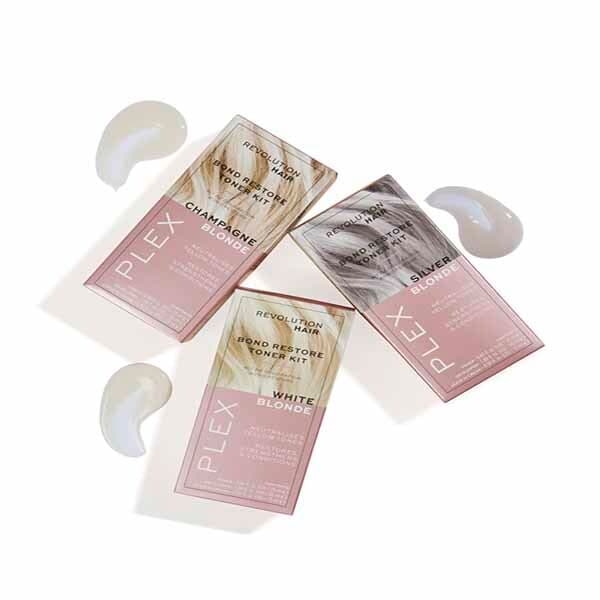 Revolution Hair Plex Bond Restore Toner Kit - Champagne
