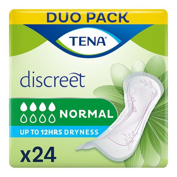 TENA Discreet Normal Incontinence Pads 24 pack