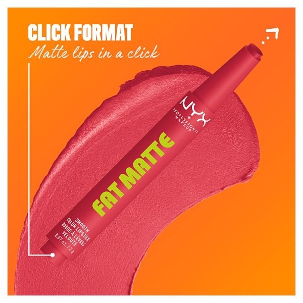 NYX Professional Makeup Fat Matte Lipstick, Flamingo Feather