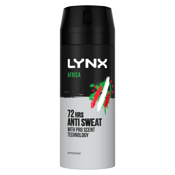 Lynx 72-Hour Antiperspirant Deodorant Spray Africa 150ml