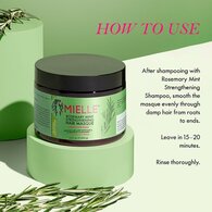 Mielle Rosemary Mint Strengthening Hair Masque 340g