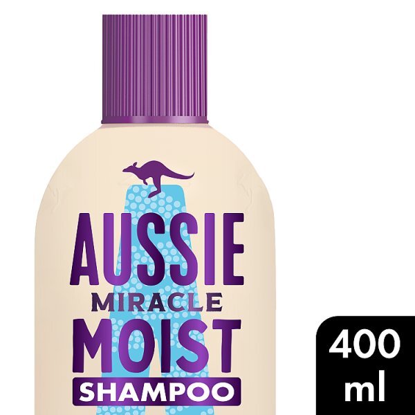 Aussie Miracle Moist Shampoo 400Ml