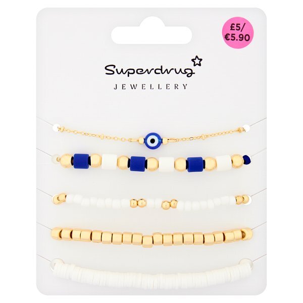 Superdrug Coloured Beaded Bracelets