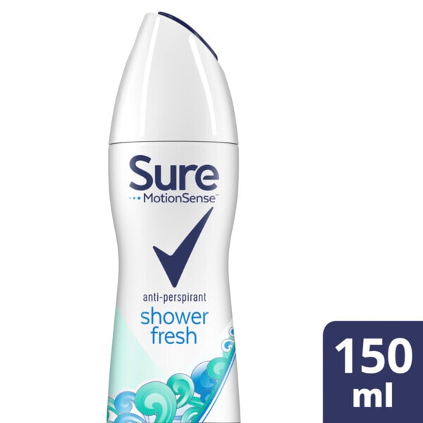 Sure Deodorant Aerosol Shower Fresh 150ml