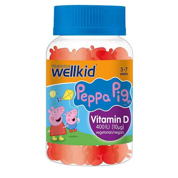 Vitabiotics Wellkid Peppa Pig Vitamin D Vegan Jellies 30s