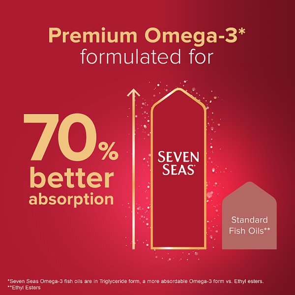 Seven Seas Cod Liver Oil Max Strength Omega-3