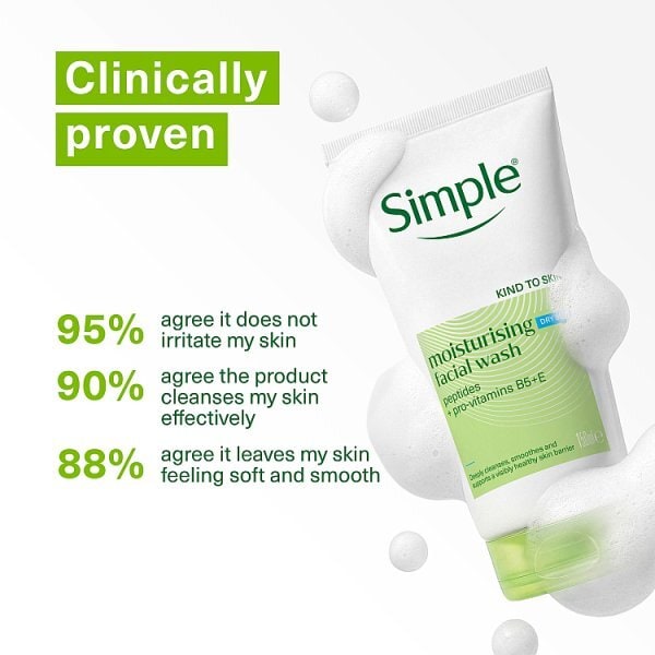 Simple Kind to Skin Moisturising Facial Wash 150ml