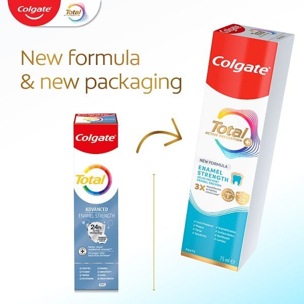 Colgate Total Enamel Strength Toothpaste 75ml