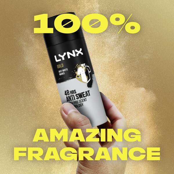 Lynx Men Gold Anti-Perspirant Deodorant Spray 150ml