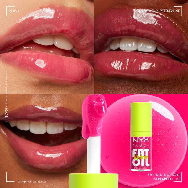 NYX Professional Makeup Fat Oil Lip Drip Gloss Supermodel